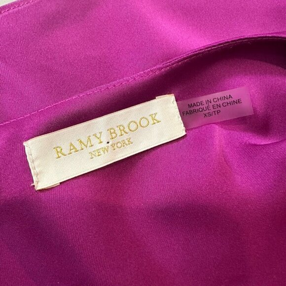 Ramy Brook satin kimono Blouse - Picture 3 of 4
